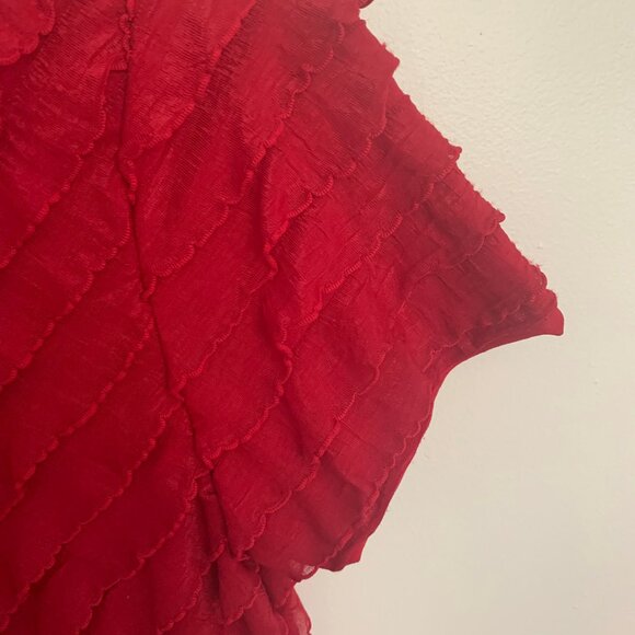 Lavish Women's Blouse S/L Like New - Picture 5 of 8